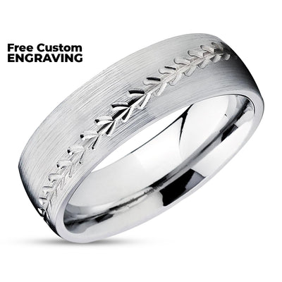 Baseball Wedding Band - Cobalt Wedding Ring - Baseball Wedding Ring - Baseball Ring