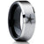 Dallas Cowboys Tungsten Ring - Black Tungsten Ring - Football Ring - Cowboys Tungsten Ring