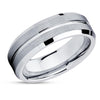 Man's Wedding Ring - 7mm Wedding Band - 9mm Wedding Ring - Tungsten Wedding Band