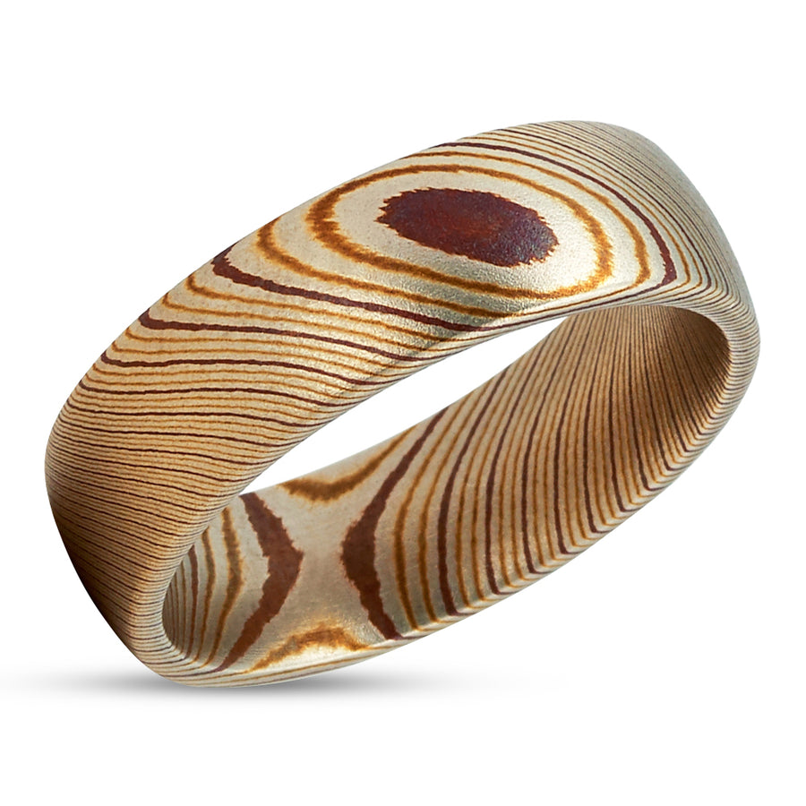 Damascus Steel Wedding Ring - Damascus Steel Ring - Wedding Ring - Wedding Band