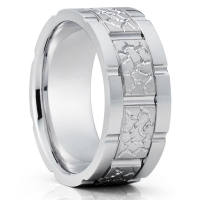 Gold Wedding Ring - White Gold Band - 14k White Gold Ring - Anniversary Band - Engagement Ring