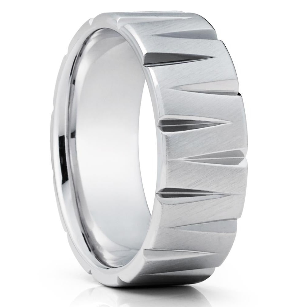 Unique Gold Wedding Ring - White Gold Wedding Ring - Wedding Band - Wedding Ring - 14k Gold