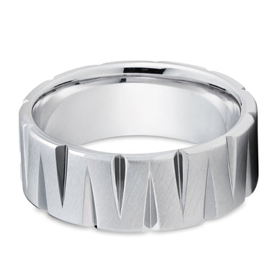 Unique Gold Wedding Ring - White Gold Wedding Ring - Wedding Band - Wedding Ring - 14k Gold