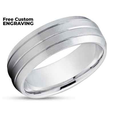 Gold Wedding Ring - White Gold Wedding Ring - 14k White Gold - Wedding Band - Wedding Ring