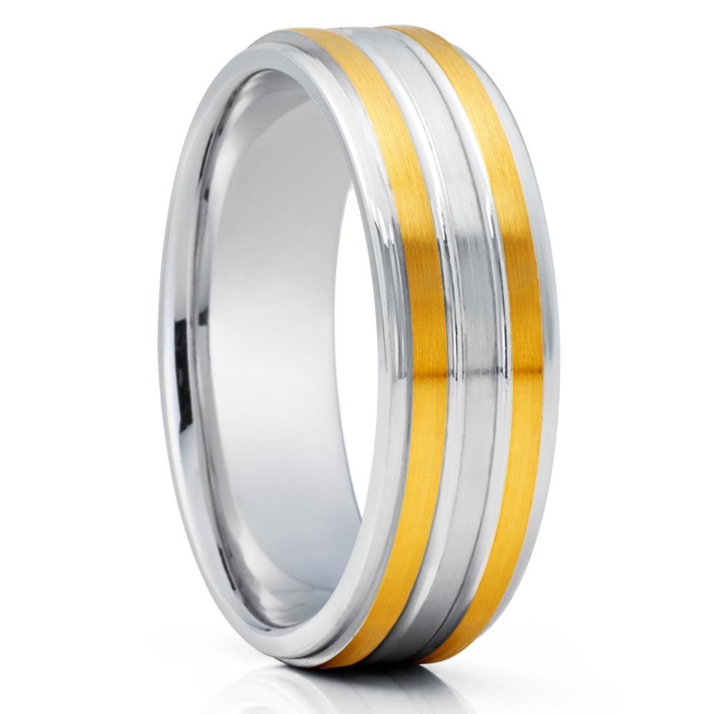 Yellow Gold Wedding Ring - 14k Yellow Gold Ring - White Gold Ring - Engagement Ring - Anniversary