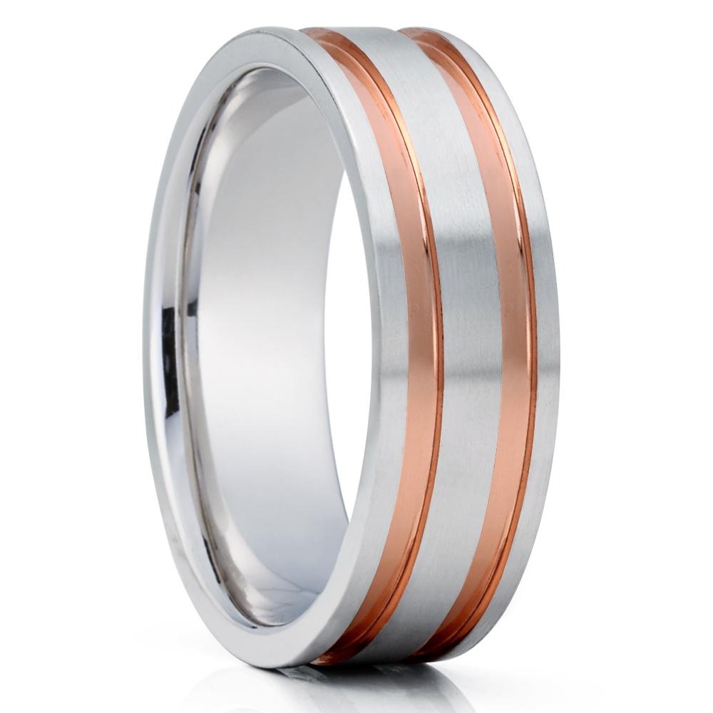 Matte Finished Wedding Ring - White Gold Ring - Rose Gold Wedding Ring - 14k Gold Ring