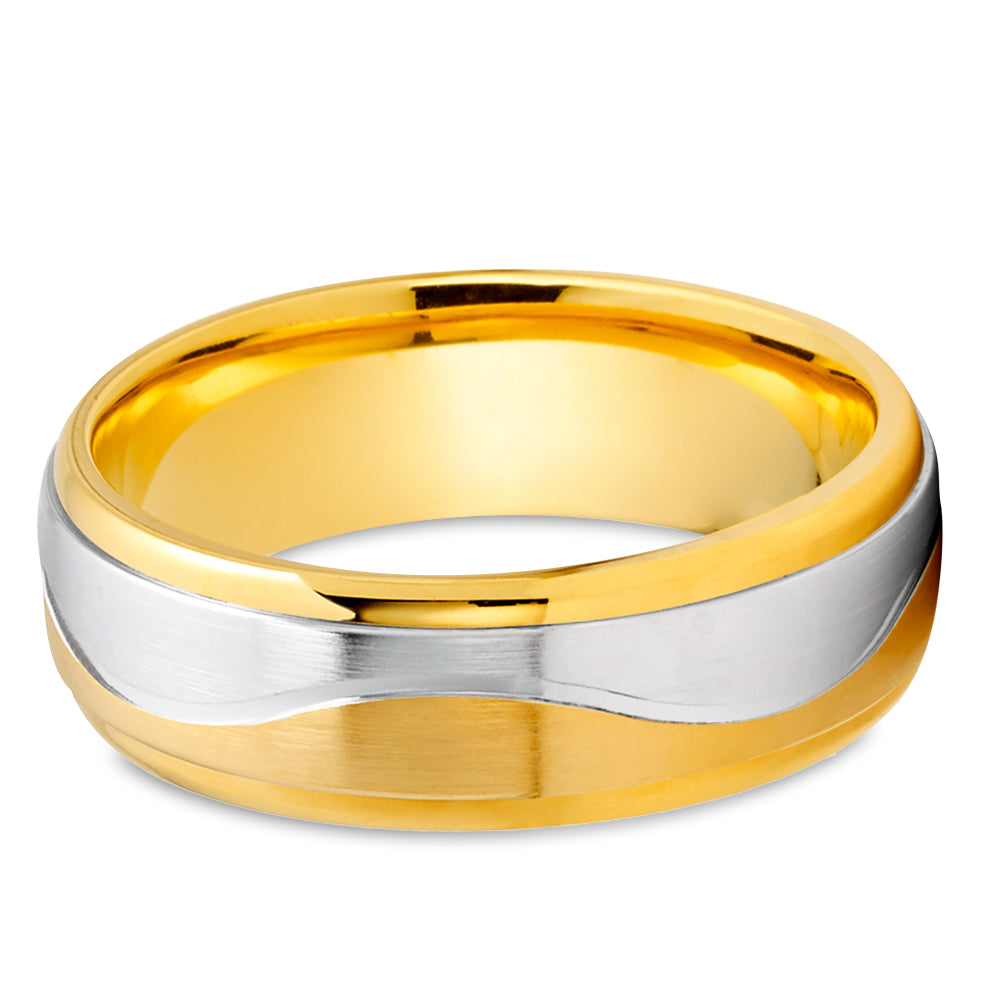 Gold Woman's Wedding Ring - White Gold Ring - Yellow Gold Ring - Engagement Ring - Anniversary