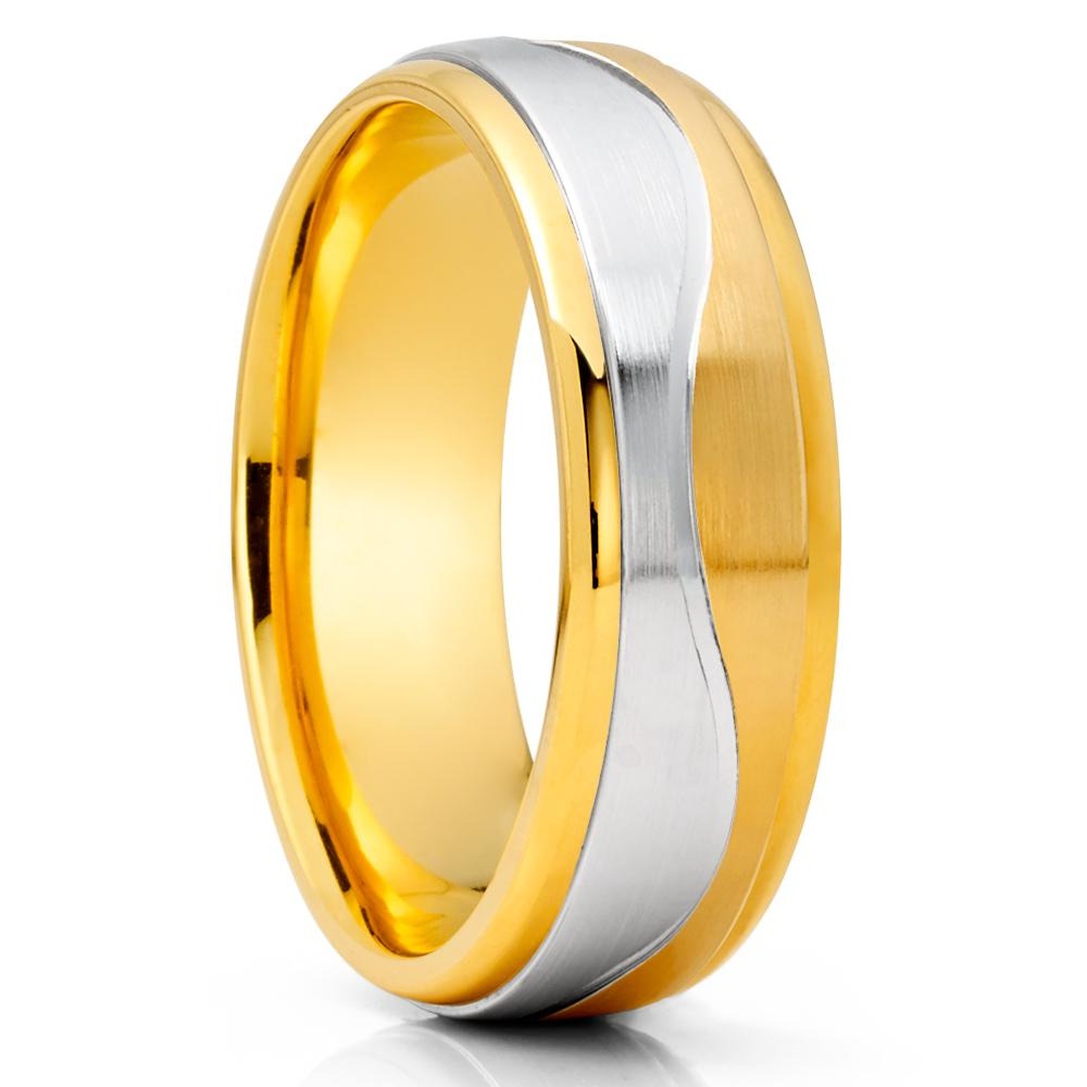 Gold Woman's Wedding Ring - White Gold Ring - Yellow Gold Ring - Engagement Ring - Anniversary