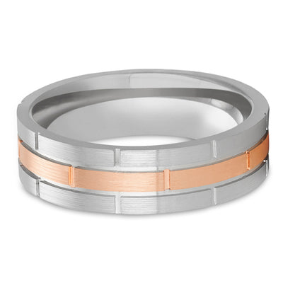 Gold Wedding Band - Rose Gold Wedding Band - Gold Wedding Ring - 14k Rose Gold Wedding Ring