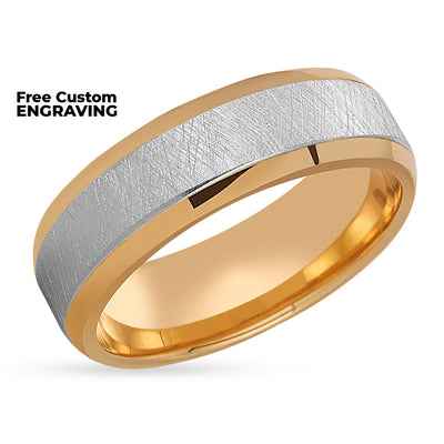 14k Gold wedding Ring - 14k White Gold Ring - Wedding Band - Gold Wedding Ring - Anniversary Ring