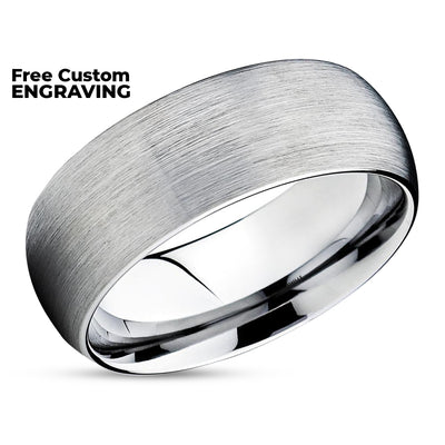 Cobalt Wedding Band - Silver Cobalt Ring - Cobalt Chrome Rings - Cobalt Ring - Cobalt Wedding Ring