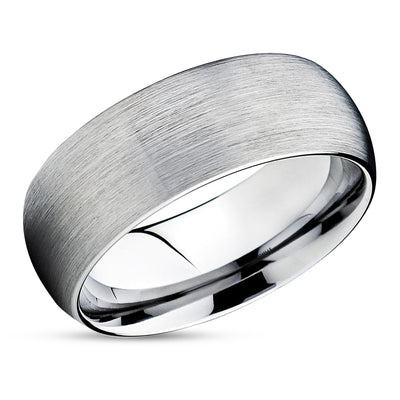 Cobalt Wedding Band - Silver Cobalt Ring - Cobalt Chrome Rings - Cobalt Ring - Cobalt Wedding Ring