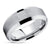 Cobalt Wedding Band - Silver Cobalt Ring - Beveled - Cobalt Wedding Band - Cobalt Ring