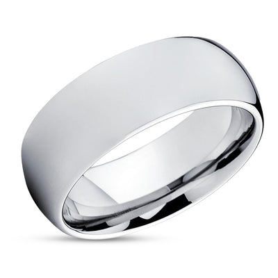 Silver Tungsten Wedding Band - Tungsten Wedding Ring - Wedding Band - Wedding Ring
