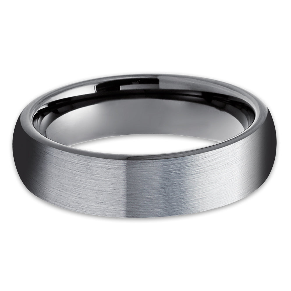 Gunmetal Wedding Ring - Tungsten Wedding Band - Gray Wedding Ring - Wedding Ring