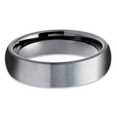 Gunmetal Wedding Ring - Tungsten Wedding Band - Gray Wedding Ring - Wedding Ring