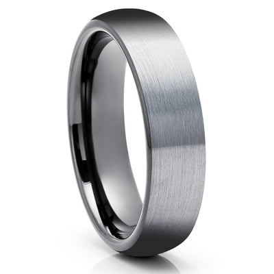 Gunmetal Wedding Ring - Tungsten Wedding Band - Gray Wedding Ring - Wedding Ring