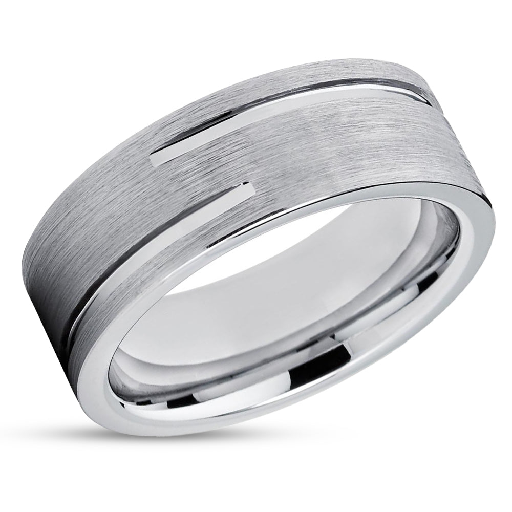 Man's Wedding Ring - Man's Tungsten Ring - Man's Tungsten Band - Wedding Band