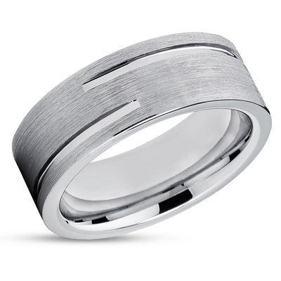 Man's Wedding Ring - Man's Tungsten Ring - Man's Tungsten Band - Wedding Band