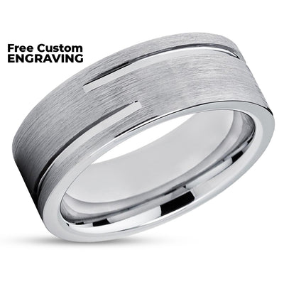 Man's Wedding Ring - Man's Tungsten Ring - Man's Tungsten Band - Wedding Band