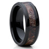 Camouflage Tungsten Ring - Black Tungsten Ring - Men's Tungsten Ring - Clean Casting Jewelry