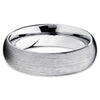 Cobalt Wedding Band - Silver Cobalt Ring - Cobalt Chrome Rings - Brush - Clean Casting Jewelry