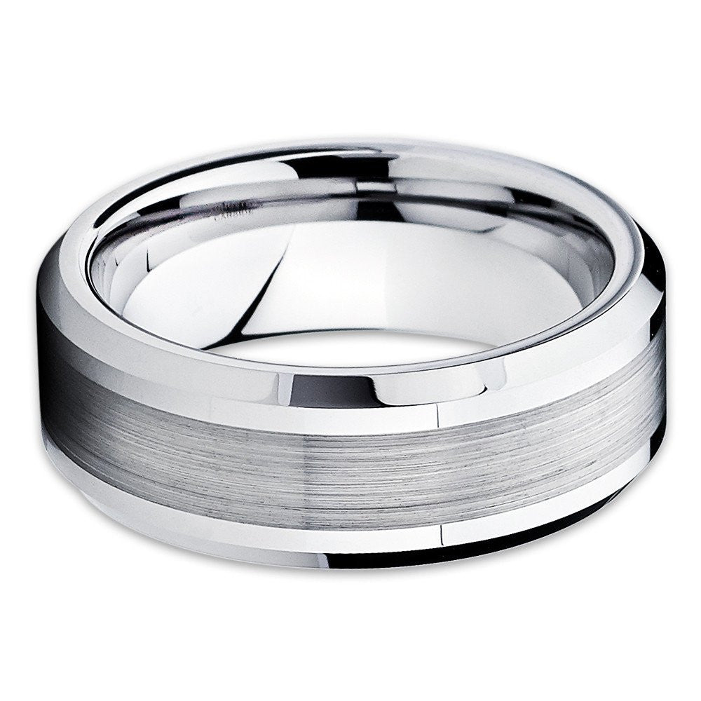 Cobalt Wedding Band - Men's Cobalt Rung - Cobalt Chrome Ring - Beveled - Clean Casting Jewelry