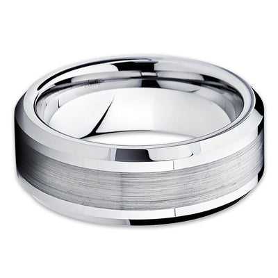 Cobalt Wedding Band - Men's Cobalt Rung - Cobalt Chrome Ring - Beveled - Clean Casting Jewelry