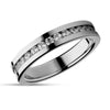 4mm Titanium Wedding Ring - Ladies Titanium Ring - Engagement Ring - Anniversary Ring