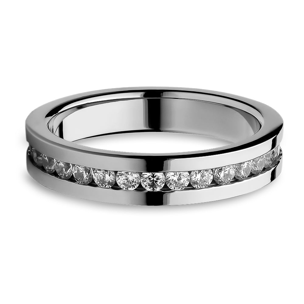 4mm Titanium Wedding Ring - Ladies Titanium Ring - Engagement Ring - Anniversary Ring