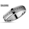 5mm Titanium Wedding Ring - Ladies Titanium Ring - Engagement Ring - Anniversary Ring