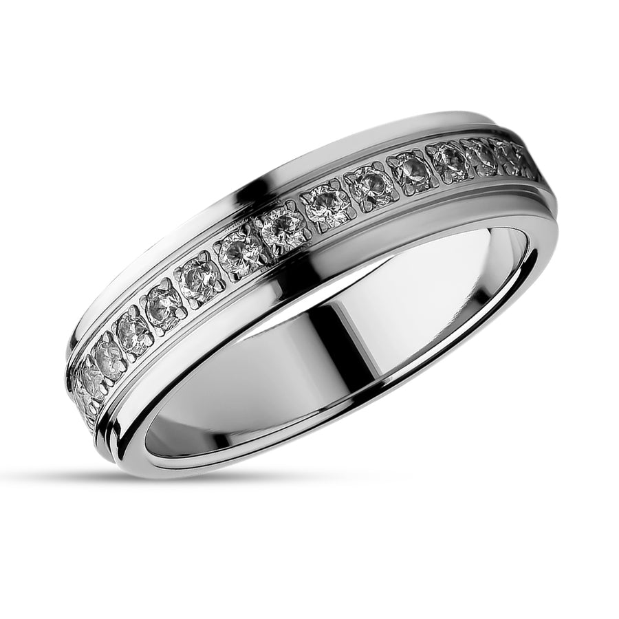 5mm Titanium Wedding Ring - Ladies Titanium Ring - Engagement Ring - Anniversary Ring