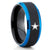 Dallas Cowboys Tungsten Ring - Black Tungsten Ring - Anniversary Ring - Engagement Ring