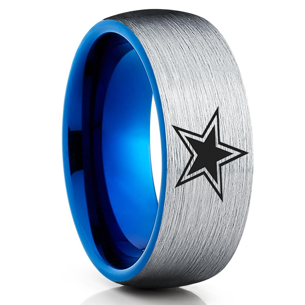 Dallas cowboys mens wedding on sale band