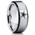 Tungsten Carbide Ring - Football Inspired Ring - Dallas Ring - Tungsten Wedding Band