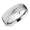 Baseball Wedding Band - Cobalt Wedding Ring - Baseball Wedding Ring - Baseball Ring