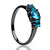 Aquamarine Wedding Ring - Solitaire Ring - Ladies Wedding Ring - Engagement Ring - Anniversary