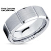 Cobalt Wedding Band - Cobalt Wedding Ring - Brush Cobalt Ring - Cobalt Chrome