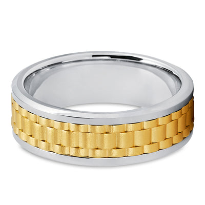 White Gold Wedding Ring - Gold Wedding Ring  - 14k Gold Ring - Engagement Ring - Anniversary