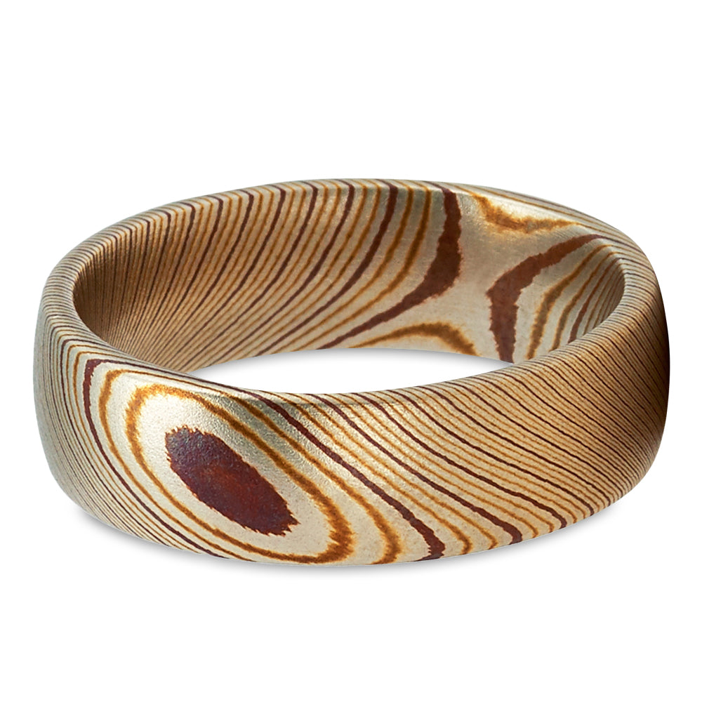 Damascus Steel Wedding Ring - Damascus Steel Ring - Wedding Ring - Wedding Band