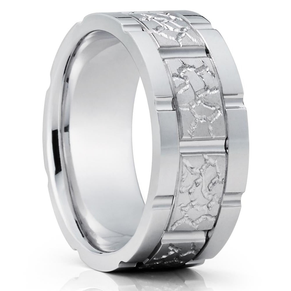 Gold Wedding Ring - White Gold Band - 14k White Gold Ring - Anniversary Band - Engagement Ring