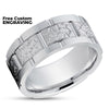 Gold Wedding Ring - White Gold Band - 14k White Gold Ring - Anniversary Band - Engagement Ring