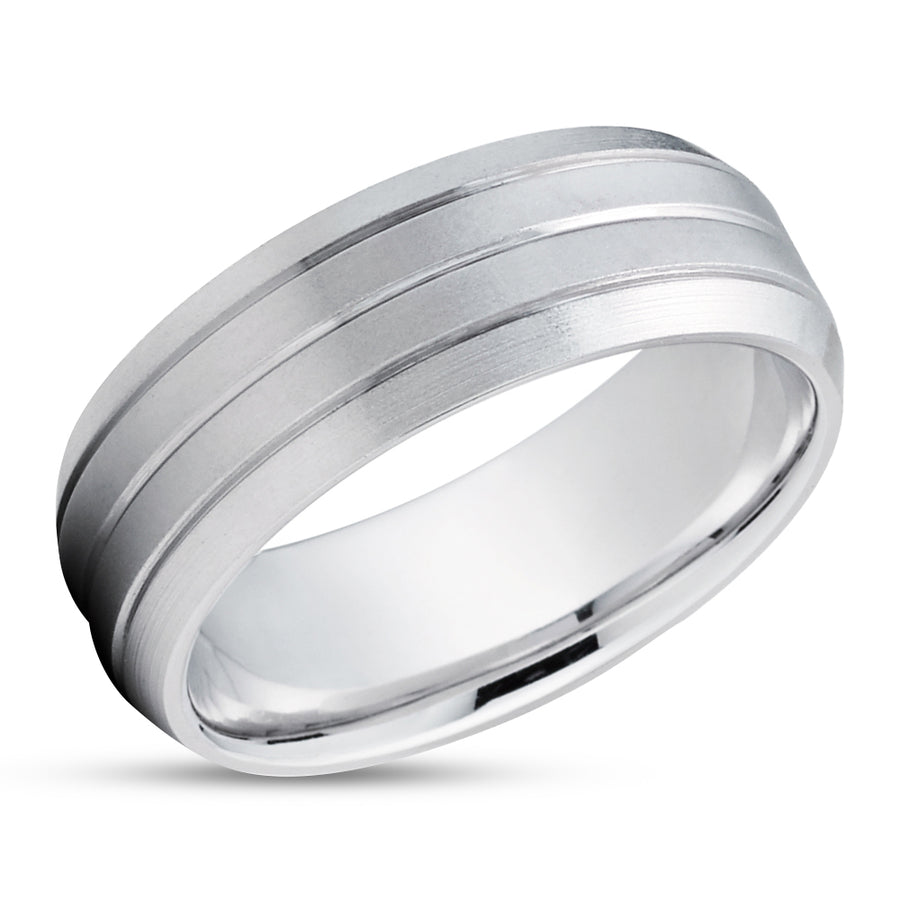 Gold Wedding Ring - White Gold Wedding Ring - 14k White Gold - Wedding Band - Wedding Ring