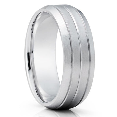 Gold Wedding Ring - White Gold Wedding Ring - 14k White Gold - Wedding Band - Wedding Ring