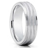 Gold wedding Ring - 14k White Gold Ring - Wedding Band - Anniversary Ring - Engagement Ring