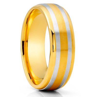 Gold Wedding Ring - Yellow Gold Ring - 14K Gold Ring - Anniversary Ring - Engagement Ring