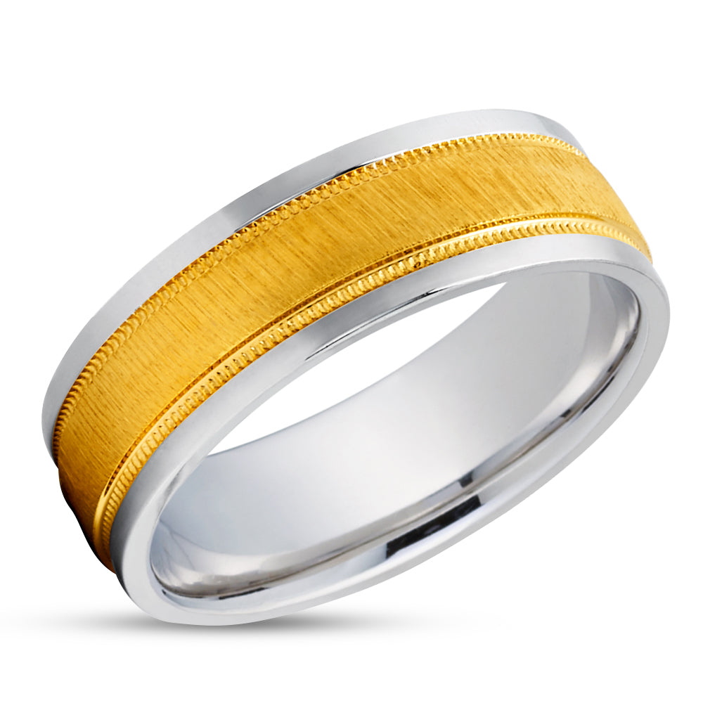 Man's Wedding Ring - Woman's Wedding Ring - 14K Gold Ring - Anniversary Ring - Wedding Band