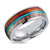 Deer Antler Tungsten Ring - Koa Wood Tungsten Ring - Turquoise Ring
