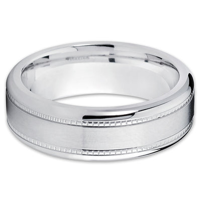 Men's Wedding Band - Titanium - Titanium Wedding Ring - Titanium Band - Clean Casting Jewelry