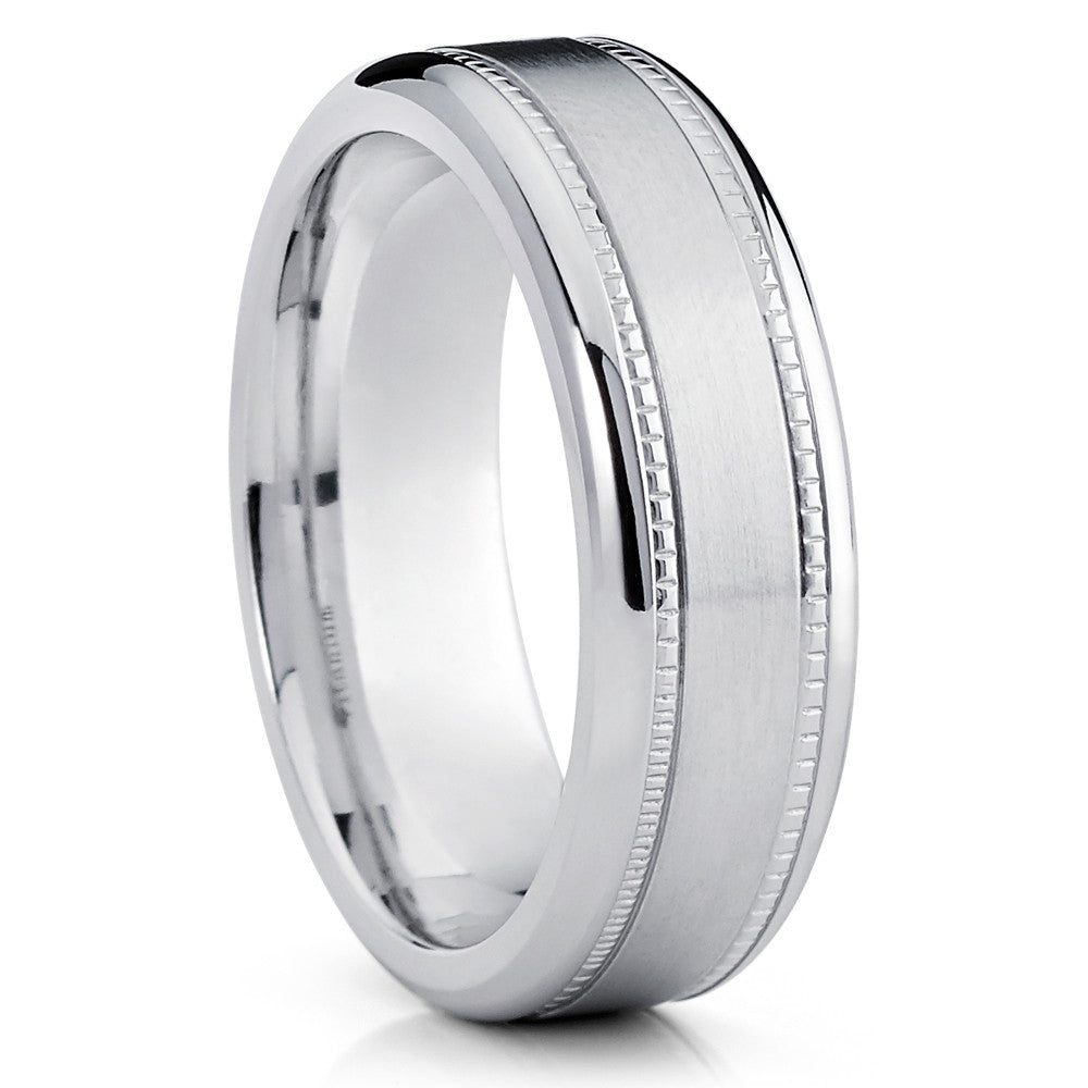 Men's Wedding Band - Titanium - Titanium Wedding Ring - Titanium Band - Clean Casting Jewelry